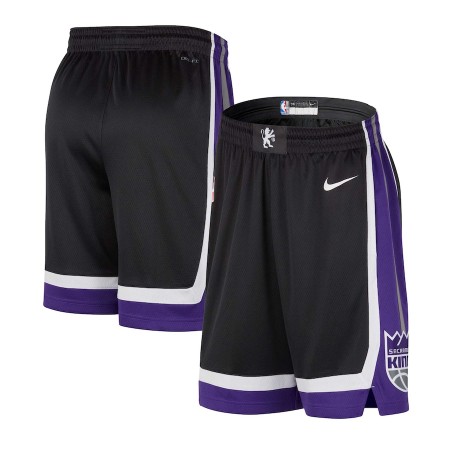 Sacramento Kings Kratke hlače Nike 2023-24 Icon Edition Crno Swingman